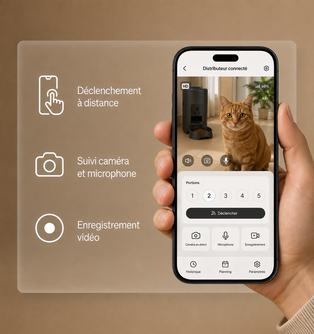 Lumo - Distributeur de croquettes automatique