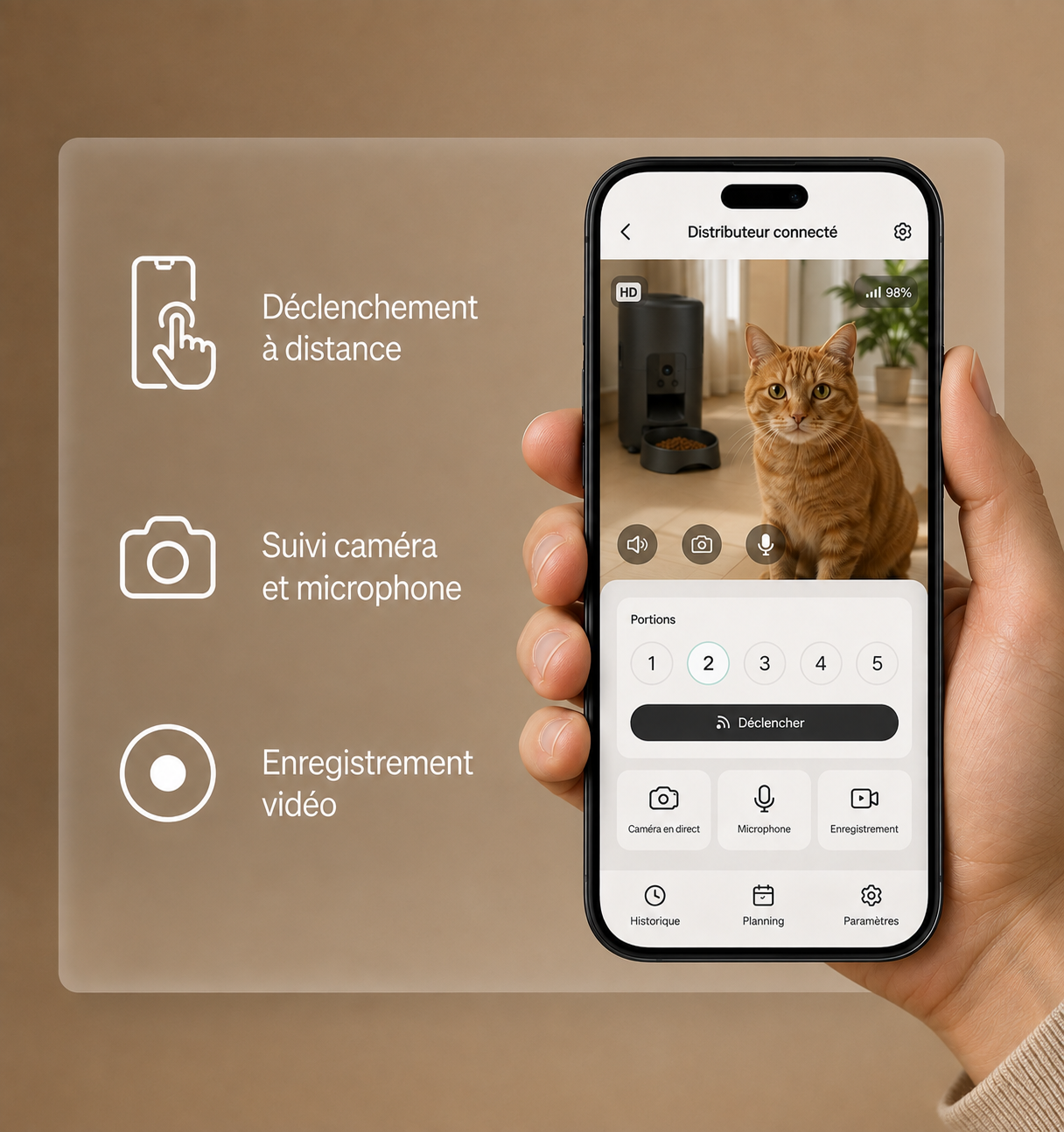 Lumo - Distributeur de croquettes automatique